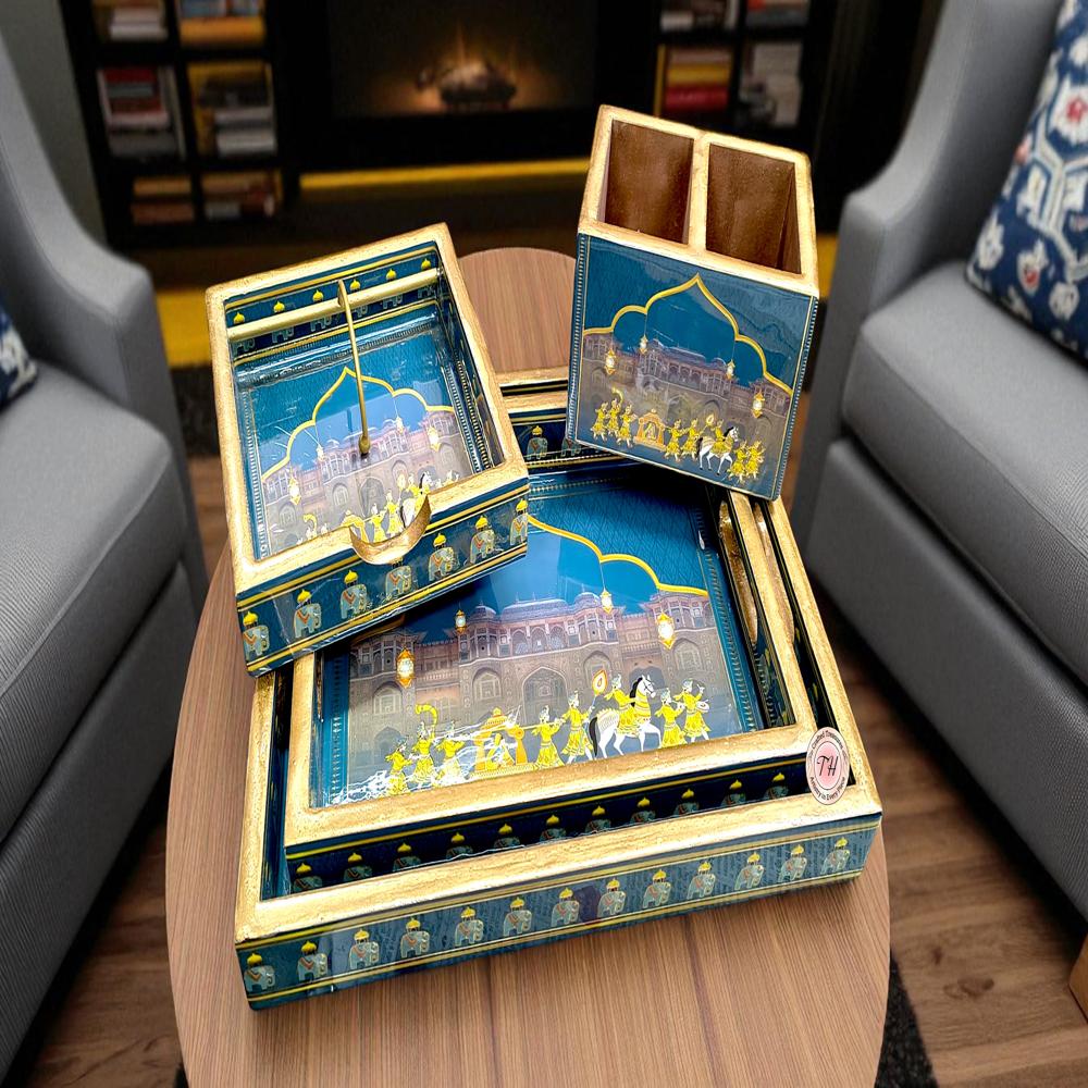Wooden combo set of 4