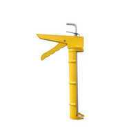 Silicone Sealant Gun - Metal Body, 35x18x5 Cm, Yellow/black, 7:1 Thrust Ratio, Ergonomic Pistol Grip