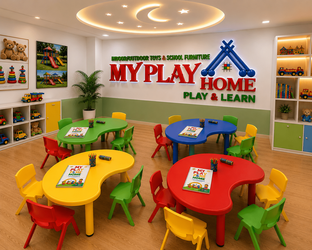 PLAY SCHOOL TABLE (MOON TABLE)
