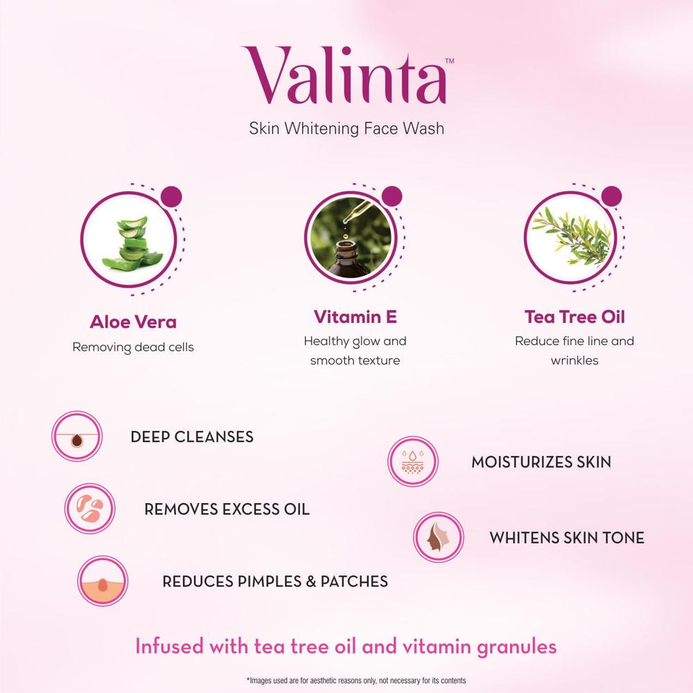 Valinta Insta5 Skin Whitening Facewash 70 G
