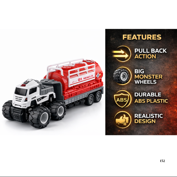 Die Cast Musical Trailer Truck