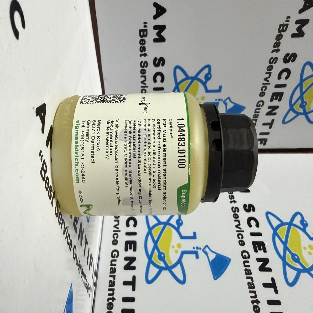 ICP Multi element standard solution IX certified reference material Merck 100ml