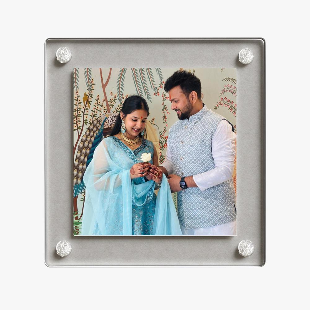 Square Fridge Magnet - Color: Multicolor