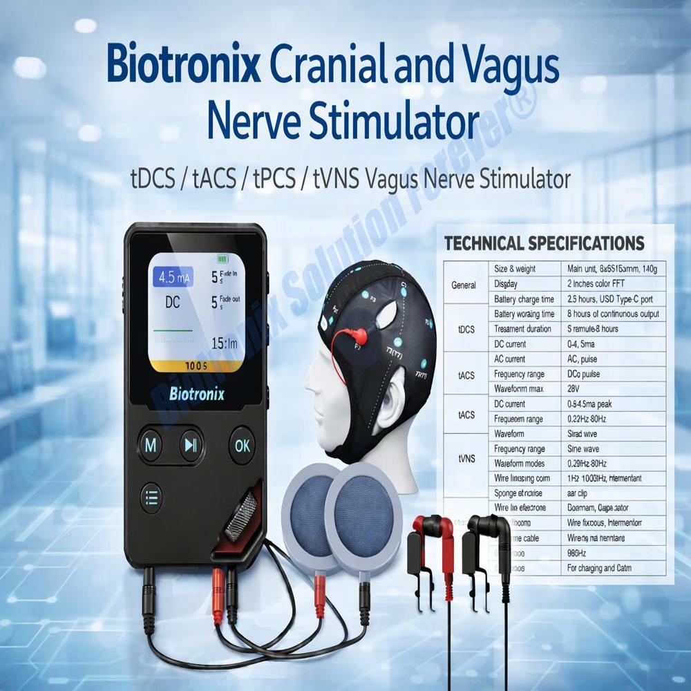 Advanced Neurological Recovery Device with tDCS tPCS tACS and tVNS