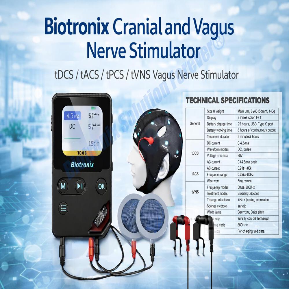 Advanced Neurological Recovery Device with tDCS tPCS tACS and tVNS