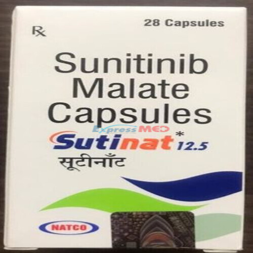 Sutinat Sunitinib 50mg Capsule, Cancer Treatment Medicine