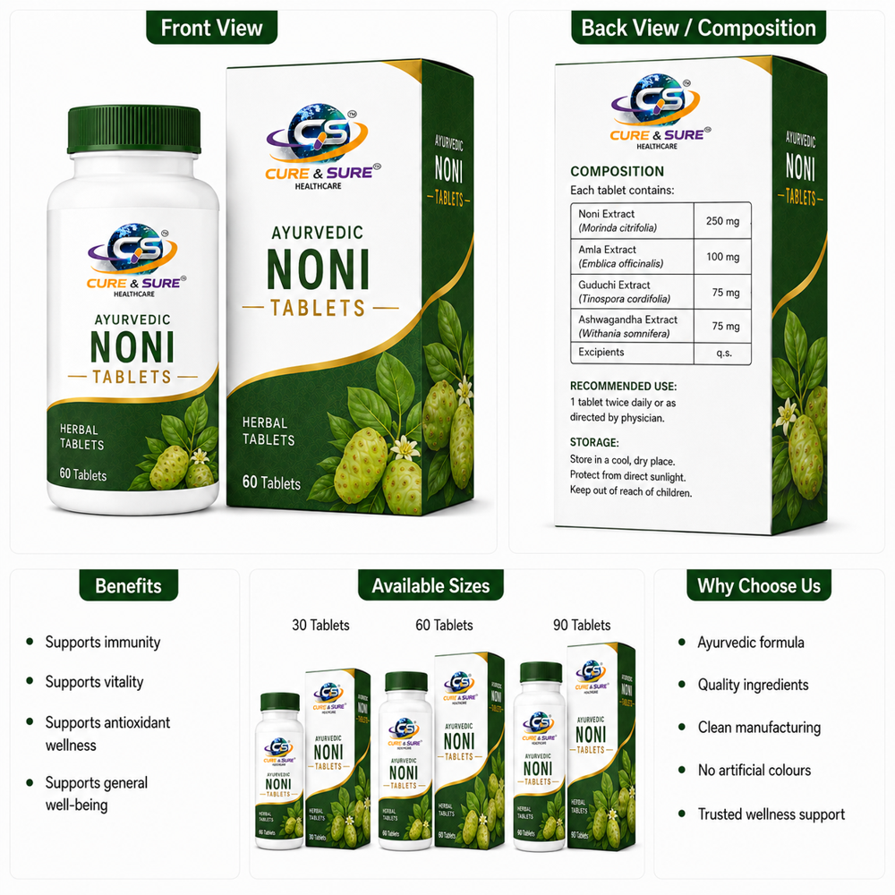 Ayurvedic Noni Tablets Third Party Manufacturing 