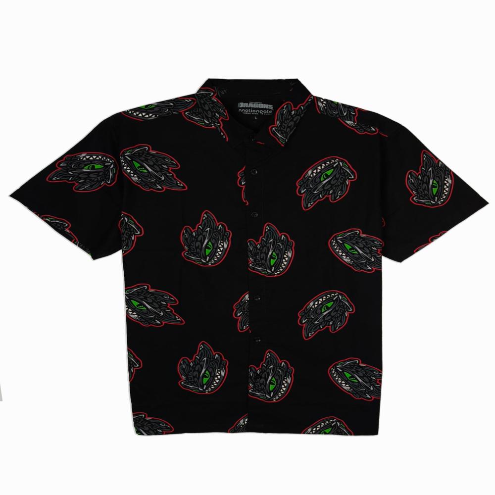 M11660 | DREAM WORKS DRAGONS Mens Printed Woven Shirt