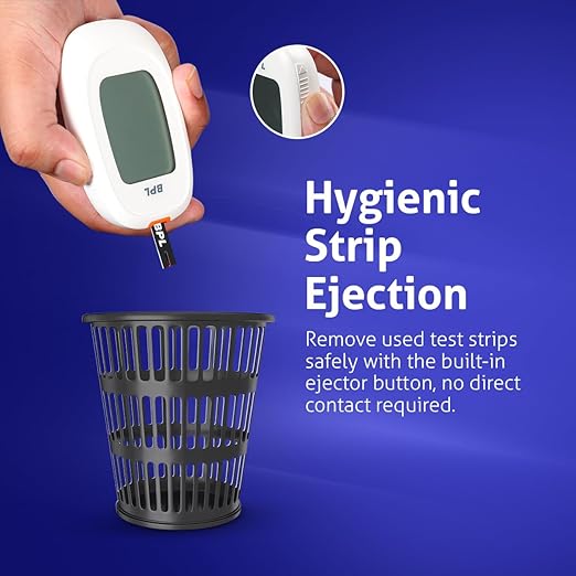 BPL Medical Technologies Glucose Meter Kit for Instant Accurate Blood Sugar Test at Home