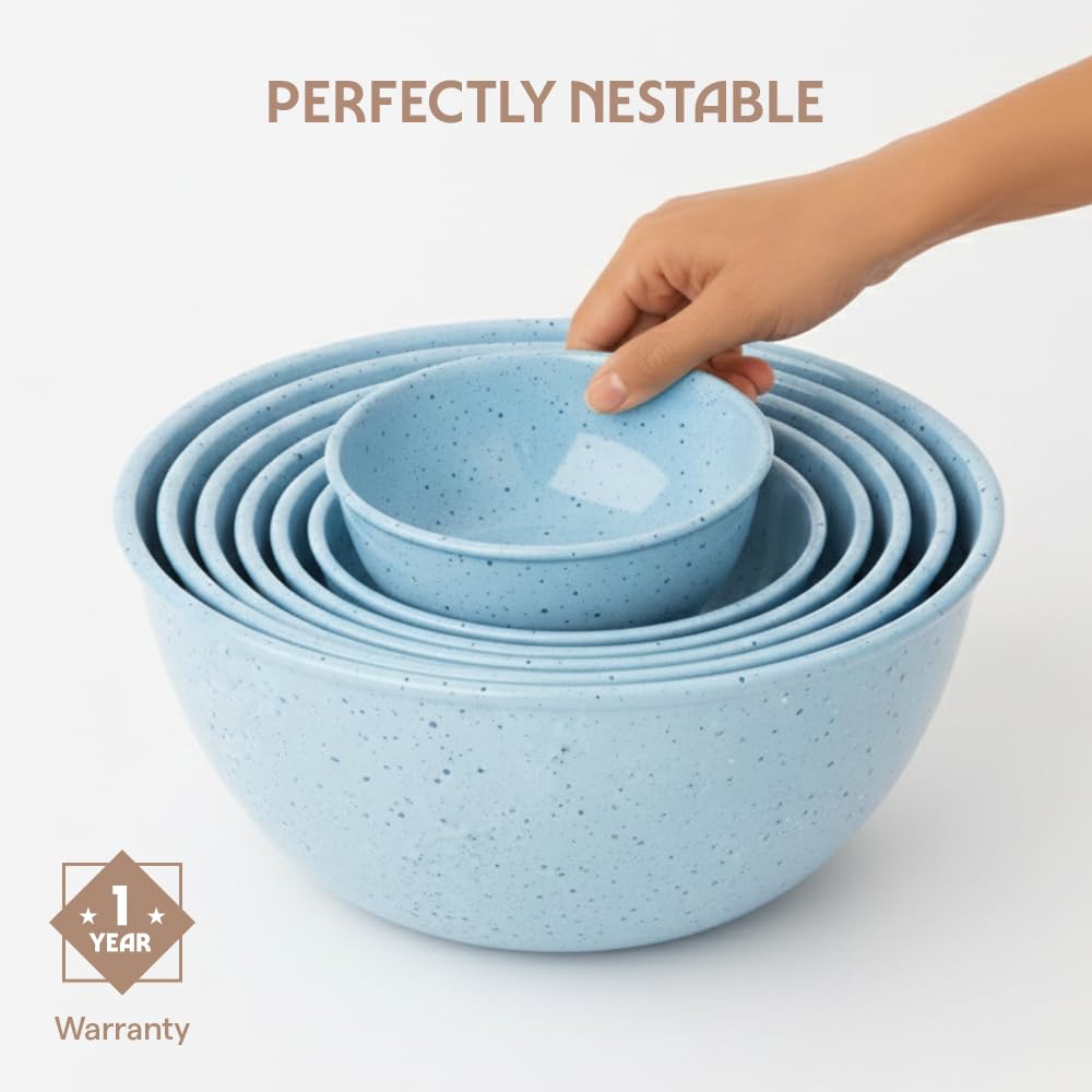 Borosil 500ml Serving & Mixing Bowl | Made in India Borosilicate Glass Bowl for Kitchen & Dinning | Bowl for Mixing Dough, Salad, Batter | Microwave & Dishwasher Safe  BGFGBBWL0099