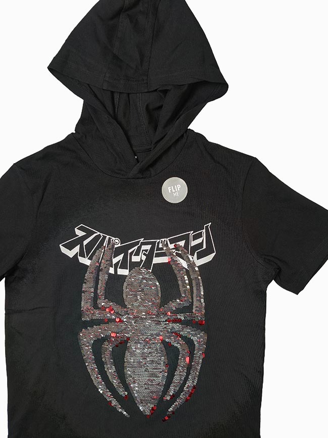 B16640 | FAME FOREVER Boys Flippy Sequined Hoodie