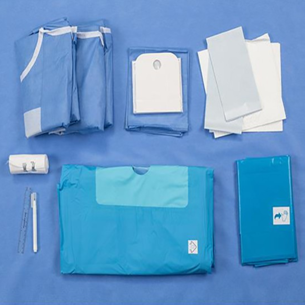 Disposable Orthopedic Knee Arthroscopy Surgery Drape Pack Kit Knee Arthroscopy Drape