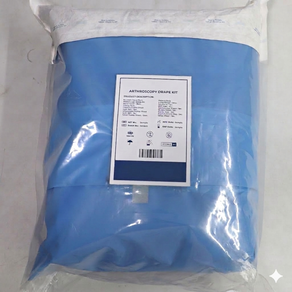 Disposable Orthopedic Knee Arthroscopy Surgery Drape Pack Kit Knee Arthroscopy Drape