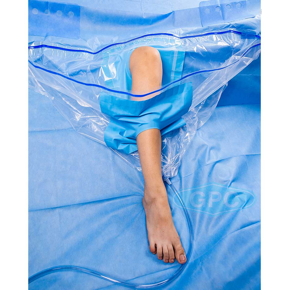 Disposable Orthopedic Knee Arthroscopy Surgery Drape Pack Kit Knee Arthroscopy Drape