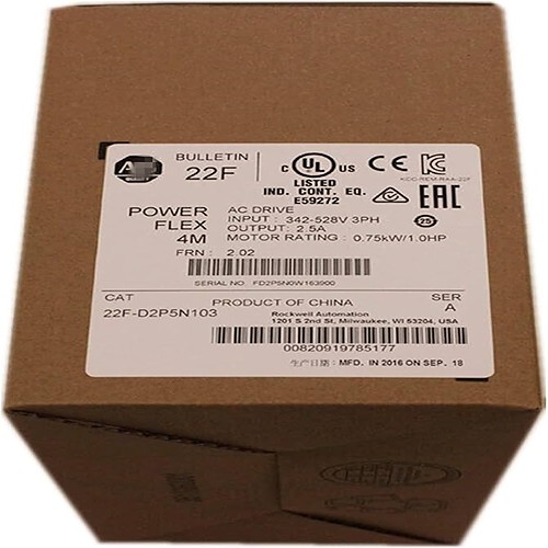 22F-D2P5N103 Allen Bradley Vfd PowerFlex 4M- 0.75 kW (1 HP) AC Drive