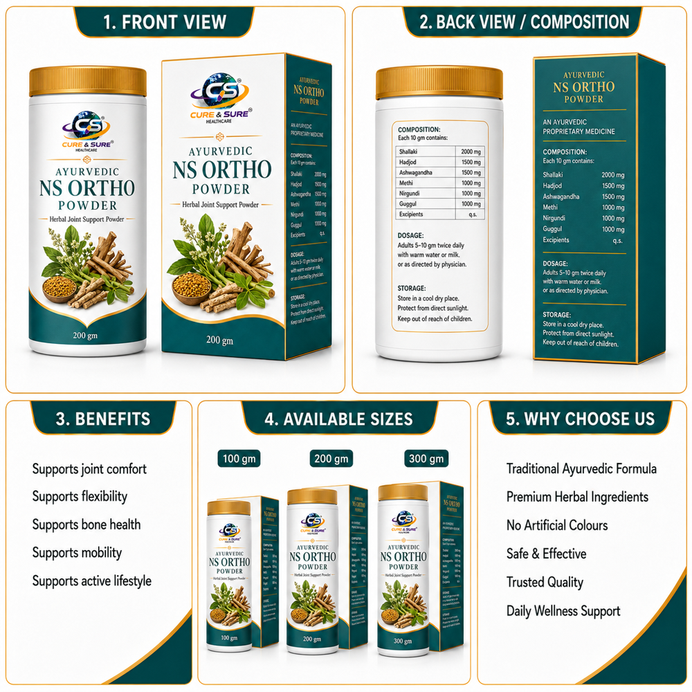 Ayurvedic Ns Ortho Powder Third Party Manufacturing