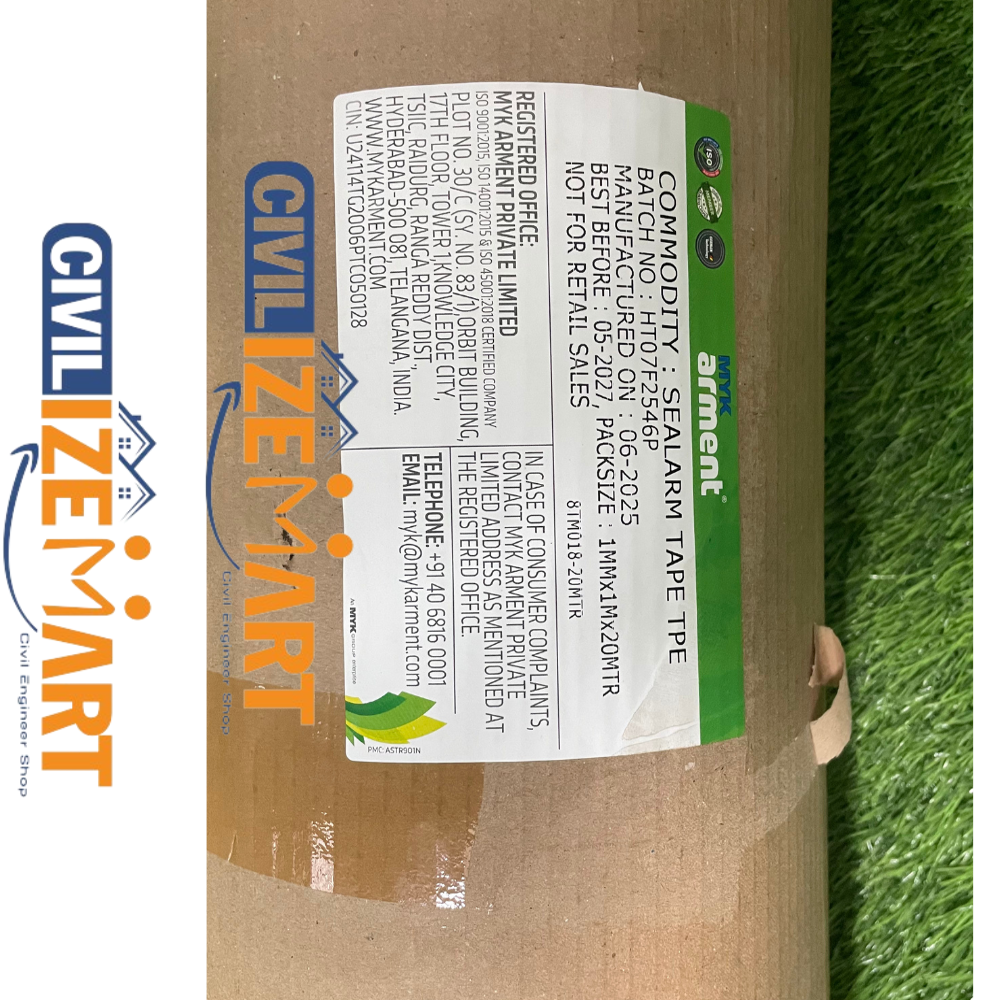 MYK Arment Sealarm Tape TPE Waterproofing Chemical