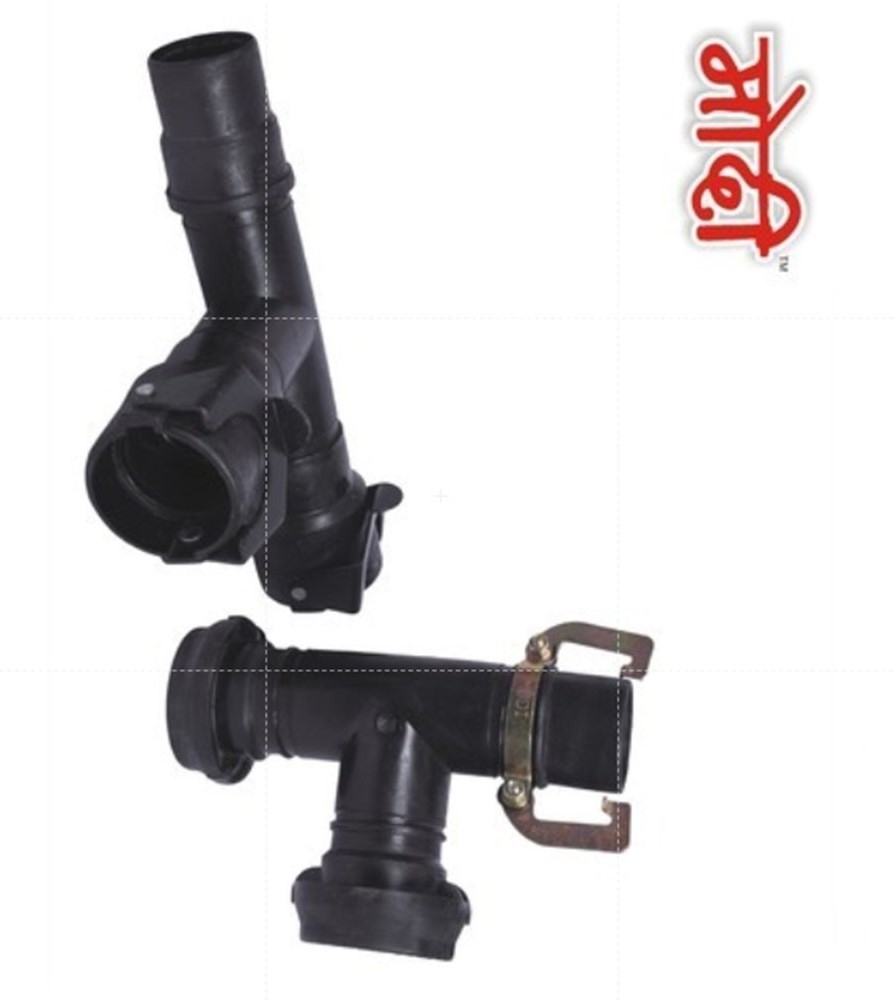 Hdpe Coupled Sprinkler Tee - Metal, 0.5 Inch Diameter | Efficient Connection For Irrigation Of Crops Like Cotton, Soybean, Wheat, Pulses