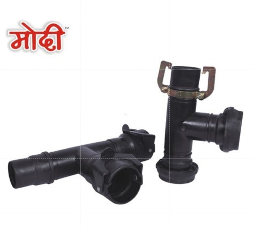 Hdpe Coupled Sprinkler Tee - Metal, 0.5 Inch Diameter | Efficient Connection For Irrigation Of Crops Like Cotton, Soybean, Wheat, Pulses