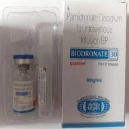 Biodronate Pamidronate 30mg Injection, Bone Disorders & Hypercalcemia Treatment Medicine