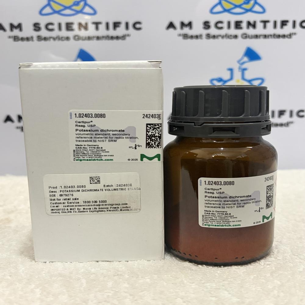 Potassium Dichromate Volumetric Standard (merck), 80 G - Application: Laboratory