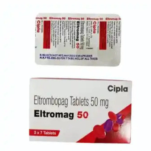 Eltromag Eltrombopag 50mg Tablet, Thrombocytopenia (Low Platelet Count) Treatment Medicine