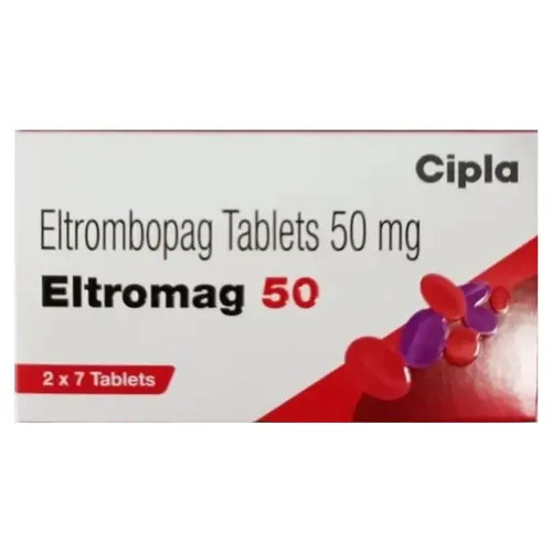 Eltromag Eltrombopag 50mg Tablet, Thrombocytopenia (Low Platelet Count) Treatment Medicine