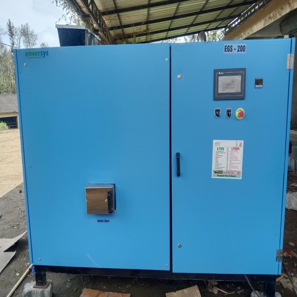 Polished Food Waste Composting Machine