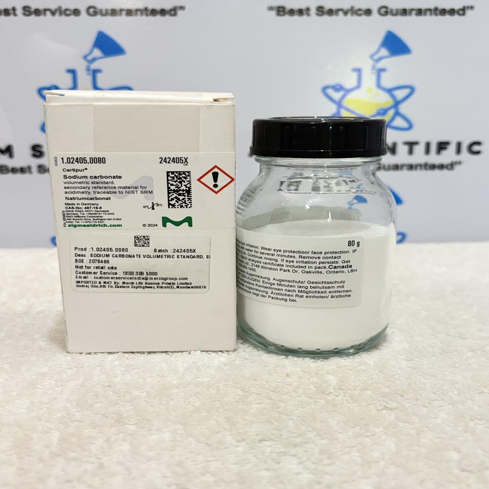 Sodium Carbonate Volumetric Standard Merck, 80g