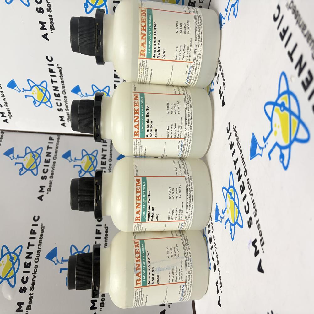 Ammonia Buffer Solution Rankem 500ml - Application: Quality Control