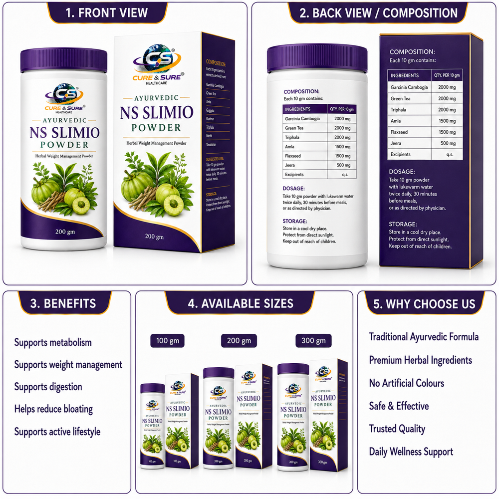 Ayurvedic Ns Slimio Powder Third Party Manufacturing