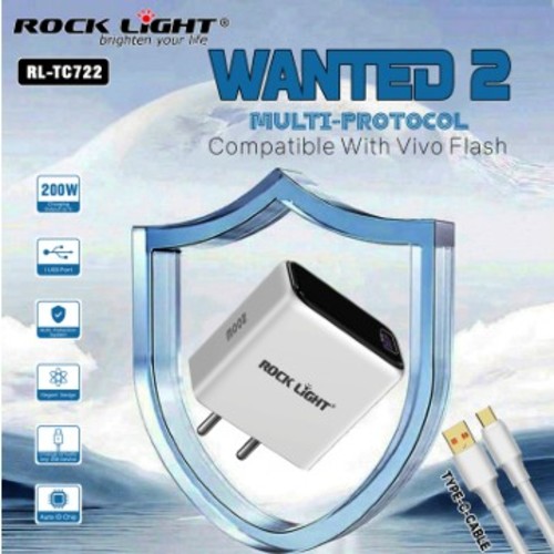 ROCK LIGHT CHARGER WITH TYPE-C CABLE RL-TC722
