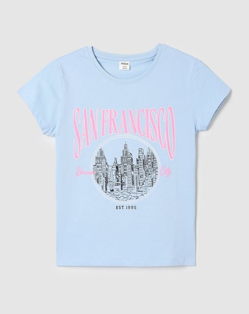 G22257 | max Girls Printed Top