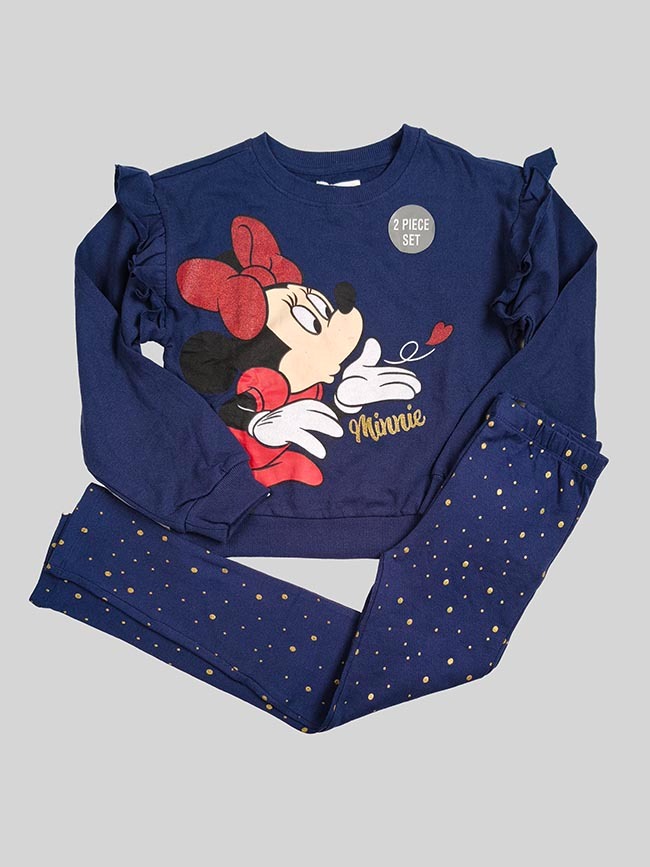 G22258 | DiSNEY Girls Printed 2 Pc Set Sweatshirt n Legging