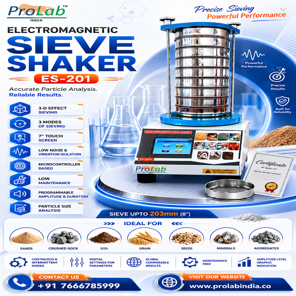 ELECTROMAGNETIC SIEVE SHAKER