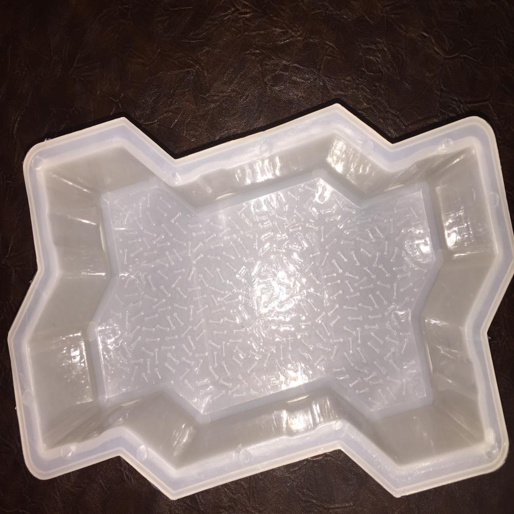 Silicon plastic White Concrete Paver Block Mould