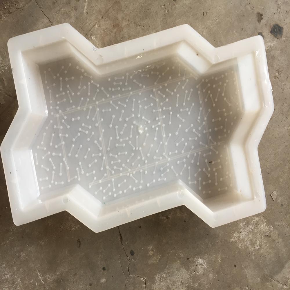Silicon plastic White Concrete Paver Block Mould