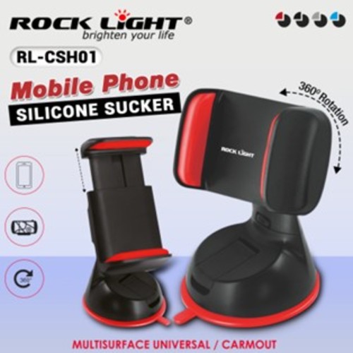 Rock Light Rl-Csh01 Mobile Phone Silicone Sucker - Feature: 360 Degree Rotation