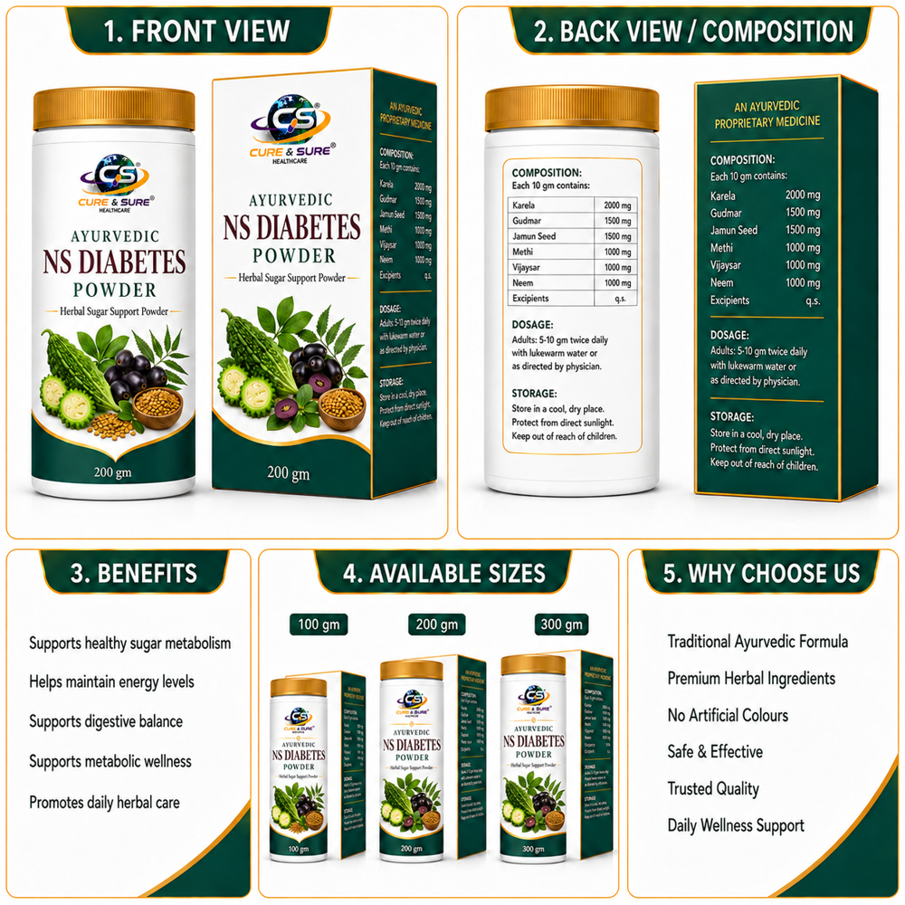 Ayurvedic Ns Diabetes Powder Third Party Manufacturing
