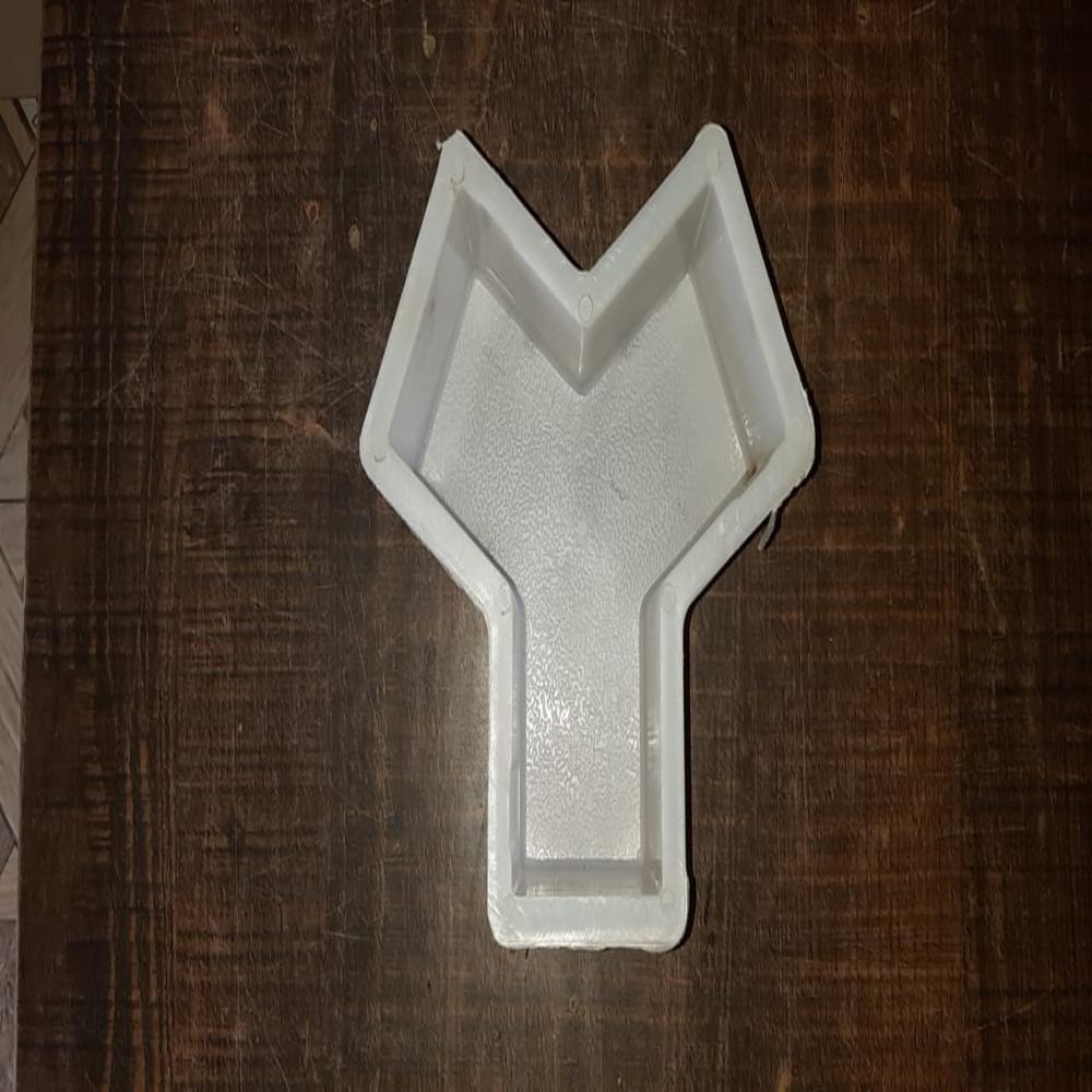 White Silicone Plastic Diamond Paver Block Mould