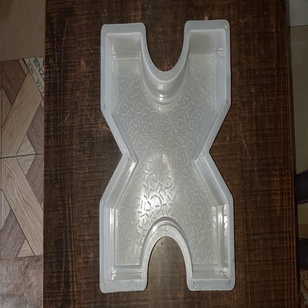 White Silicone Plastic Diamond Paver Block Mould
