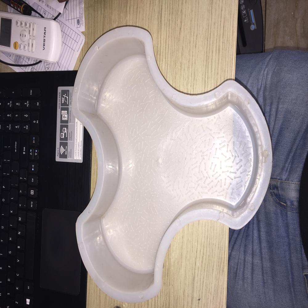 Plastic White Milano Paver Block Mould