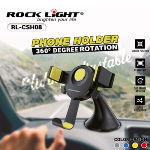 Rock Light Rl-Csh08 Mobile Phone Silicone Sucker - Feature: 360 Degree Rotation