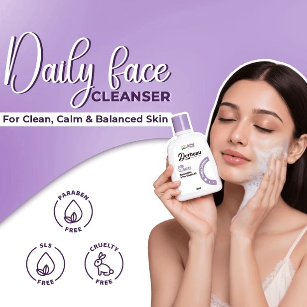 Derbeau Skin Cleanser with Niacinamide & Pro-Vitamin B5
