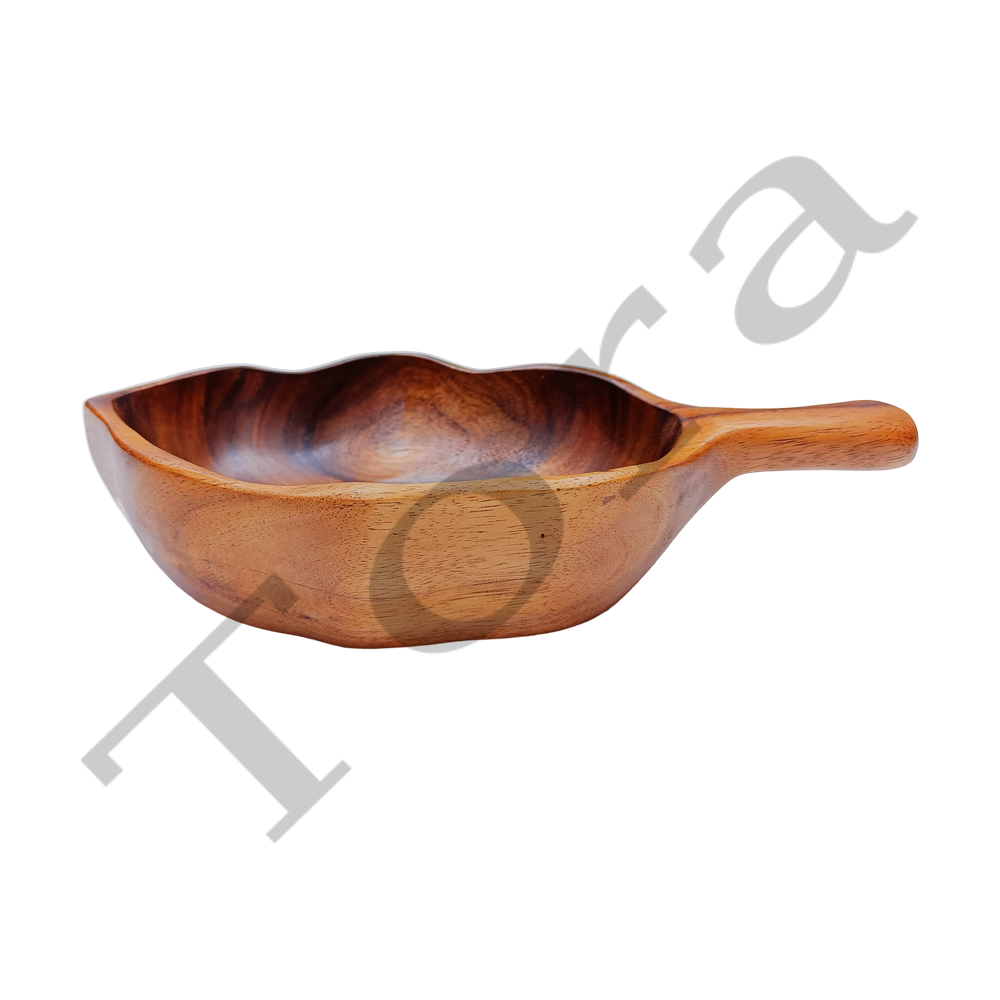 Tora Neem Wooden Bowl Export Quality HandmadeTora Neem Wooden Round Bowl for Salad Serving Export Quality Handmade (TCNB10010)