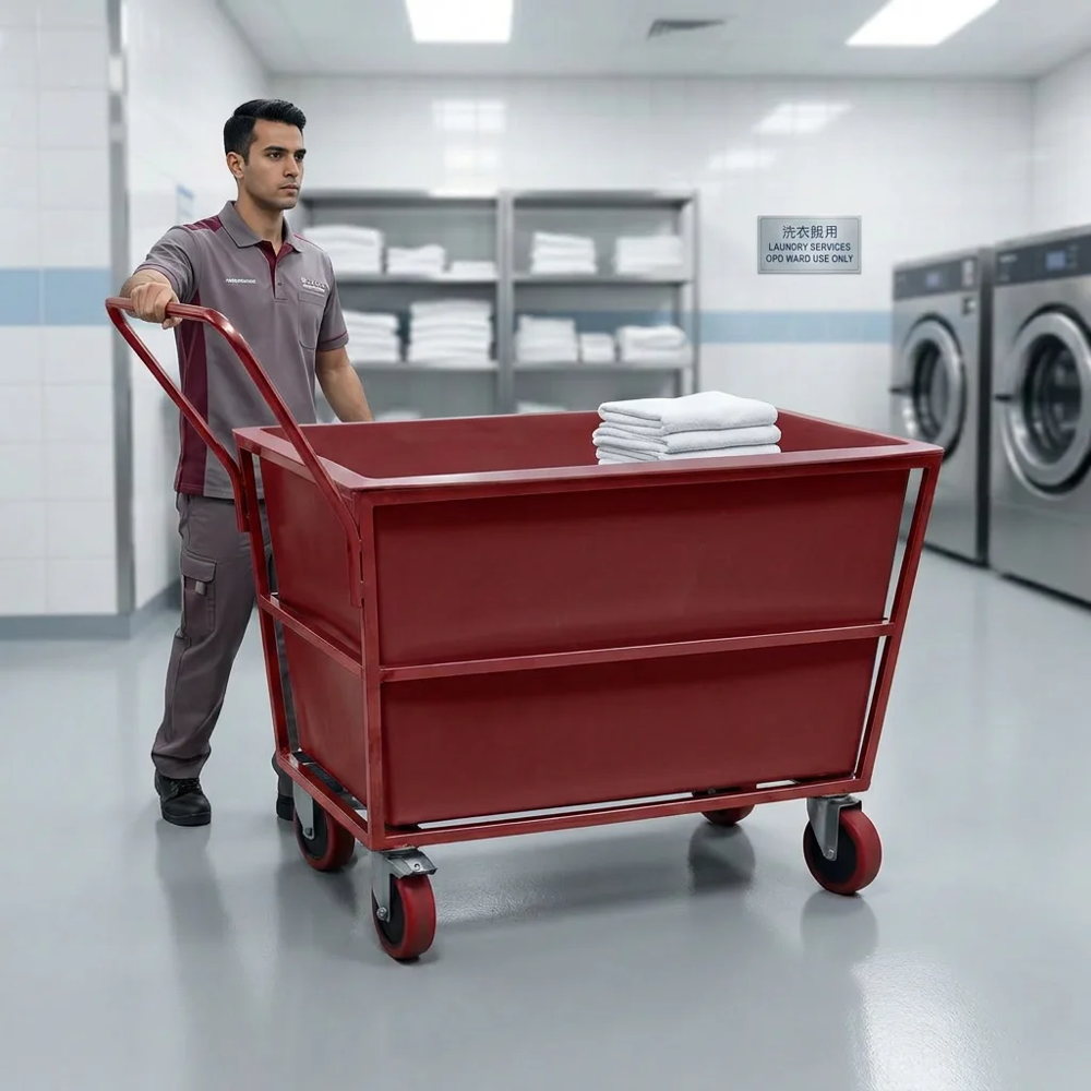Hospital Laundry Trolley