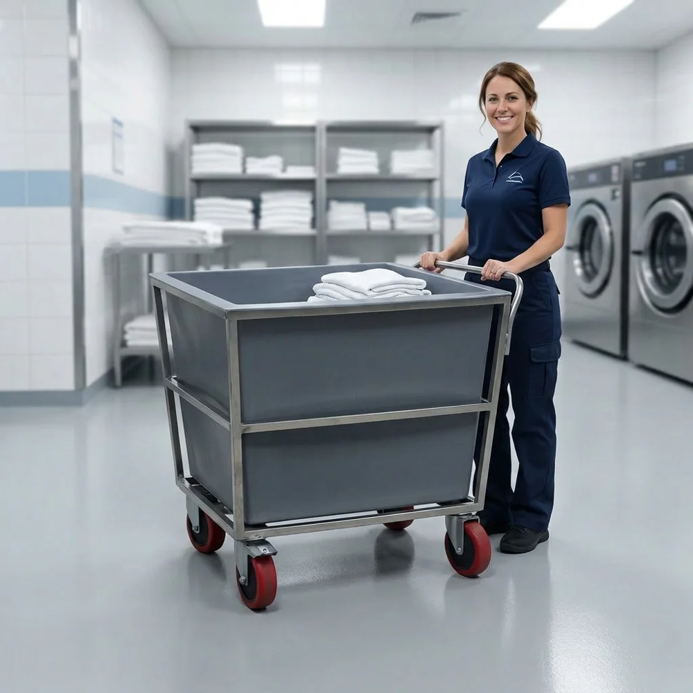 Hospital Laundry Trolley
