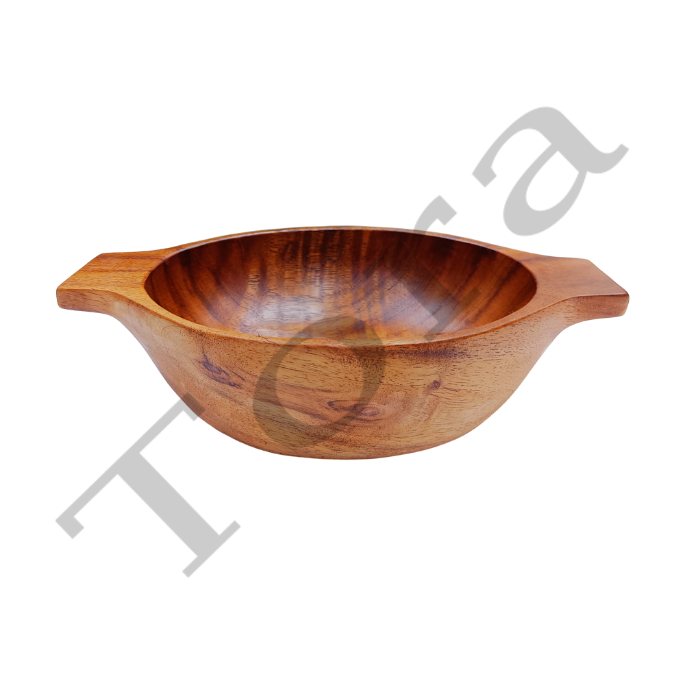Tora Neem Wood Bowl Export Quality Handmade(TCNB10019)