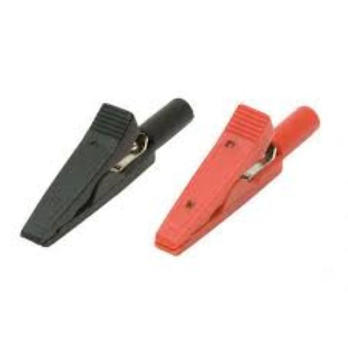 Crocodile Clips Insulated For Testing - Conductor Material: Brass