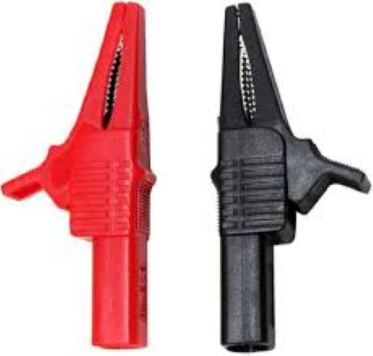 Crocodile Clips Insulated For Testing - Conductor Material: Brass